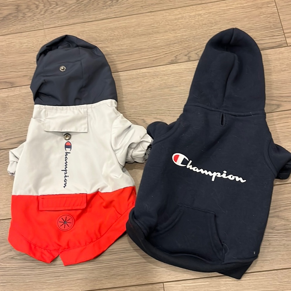 Champion Dog Sweater & Jacket Bundle